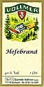 Etikett Weinhefebranntwein