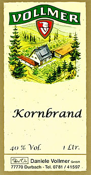 Etikett Kornbrand