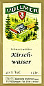 Etikett Kirschwasser 40 %